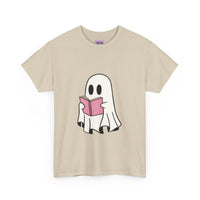 Ghost Book Unisex Heavy Cotton Tee