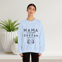 Coffee Lover Sweatshirt - Mama Needs Coffee (and a Manicure)