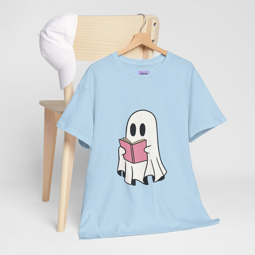 Ghost Book Unisex Heavy Cotton Tee