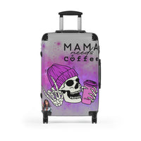 Mama Needs Coffee Suitcase, S/M/L