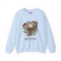 Life & Death Classic Crewneck – Stylish ComfortDiscover pure comfort with the Life & Death Classic Crewneck, a 50/50 cotton-polyester blend, perfect for cozy warmth and enduring style.