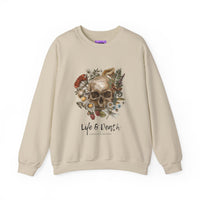 Life & Death Classic Crewneck – Stylish ComfortDiscover pure comfort with the Life & Death Classic Crewneck, a 50/50 cotton-polyester blend, perfect for cozy warmth and enduring style.