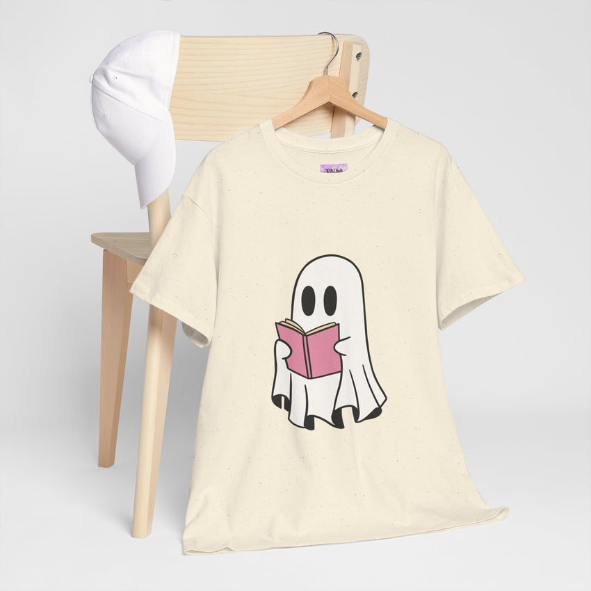 Ghost Book Unisex Heavy Cotton Tee