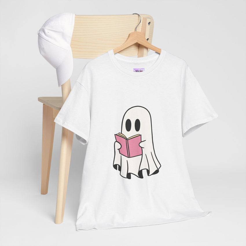 Ghost Book Unisex Heavy Cotton Tee