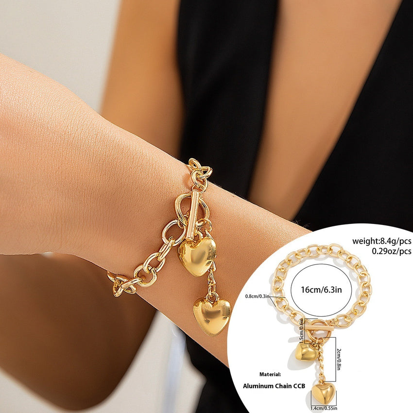 Thick Chain With Shiny Lock And Key Pendant Necklace For Women Trendy Ladies Accessories On The Neck Fashion Jewelry Female Overview: Unique design, stylish and beautiful. Good material, and comfortable to wear. A variety of colors, more choice. Product I