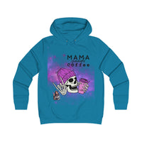 Mama Needs Coffee Girlie College Hoodie