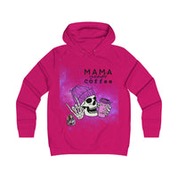 Mama Needs Coffee Girlie College Hoodie