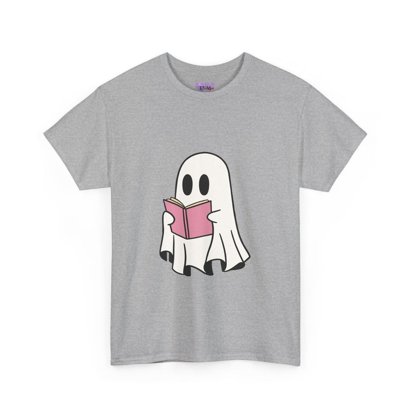 Ghost Book Unisex Heavy Cotton Tee