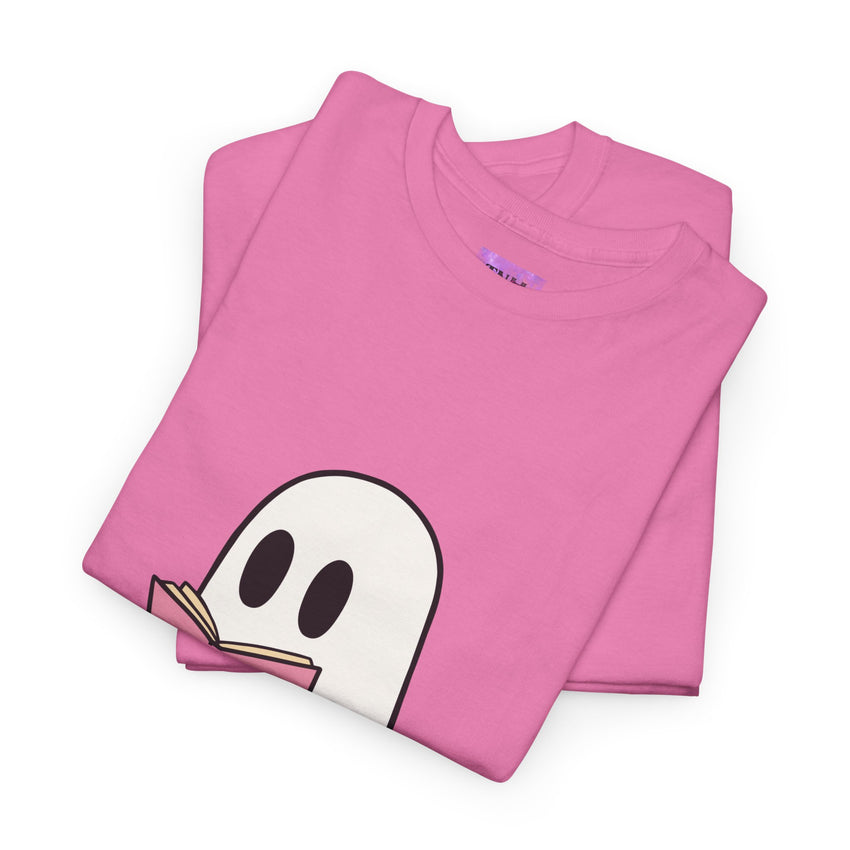 Ghost Book Unisex Heavy Cotton Tee