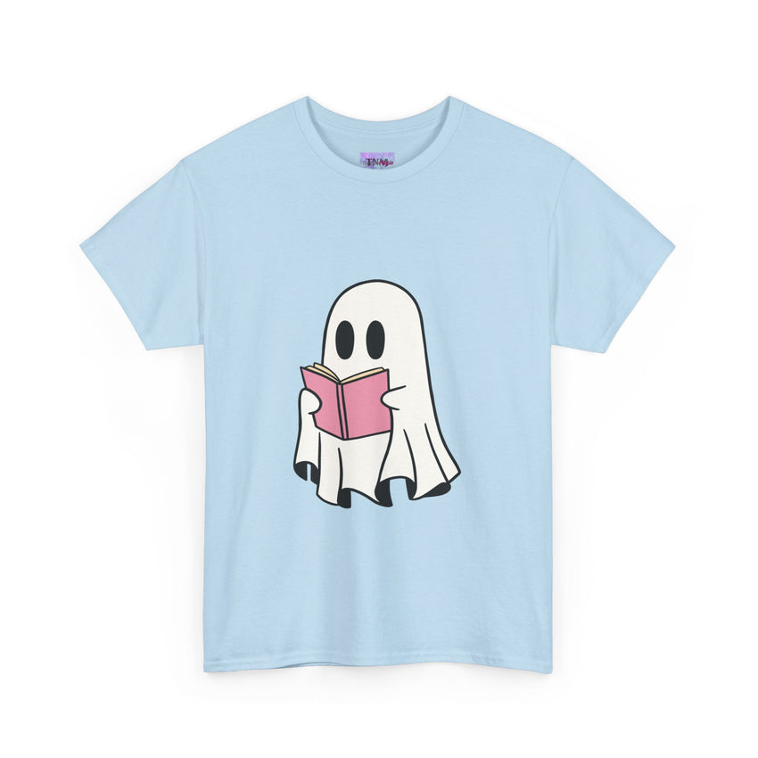 Ghost Book Unisex Heavy Cotton Tee