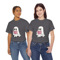 Ghost Book Unisex Heavy Cotton Tee