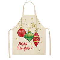 Christmas Series Cotton And Linen Apron