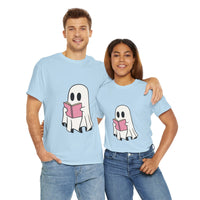 Ghost Book Unisex Heavy Cotton Tee