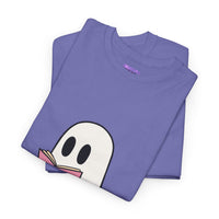 Ghost Book Unisex Heavy Cotton Tee