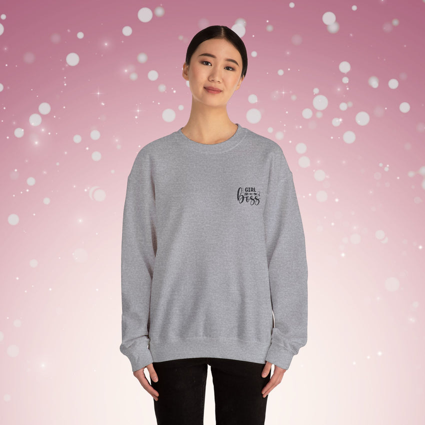 Embroidery Girl Boss Sweatshirt