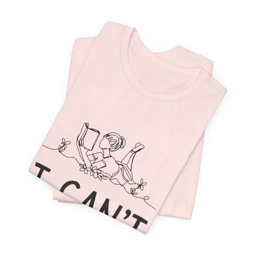 I Can’t, I’m Busy Unisex Jersey Short Sleeve TeeShow off your love for quiet moments with our I Can’t, I’m Busy Unisex Jersey Short Sleeve Tee. Perfect for book lovers and those who cherish their downtime, this tee features a playful illustration of a per