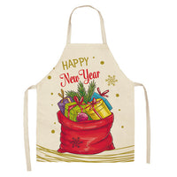 Christmas Series Cotton And Linen Apron