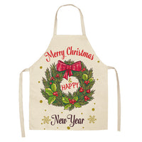 Christmas Series Cotton And Linen Apron