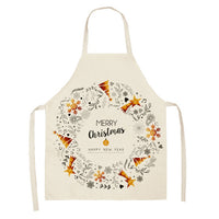 Christmas Series Cotton And Linen Apron