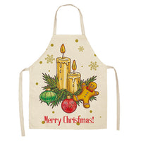 Christmas Series Cotton And Linen Apron